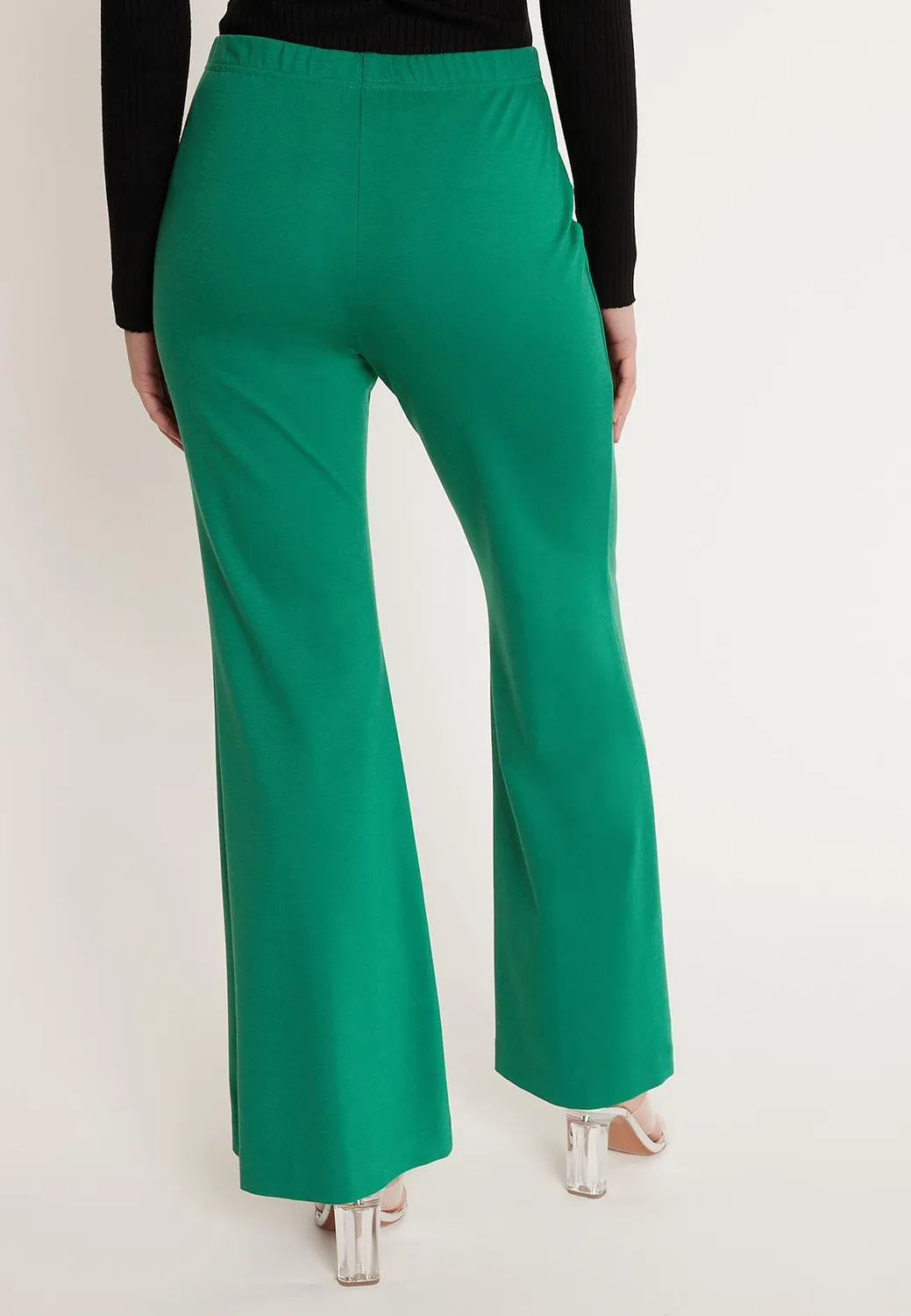 Ana Alcazar Iska pantaloni jersey verdi casual