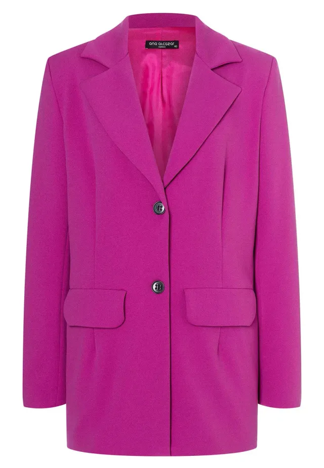 Ana Alcazar Meba blazer oversize viola tasche
