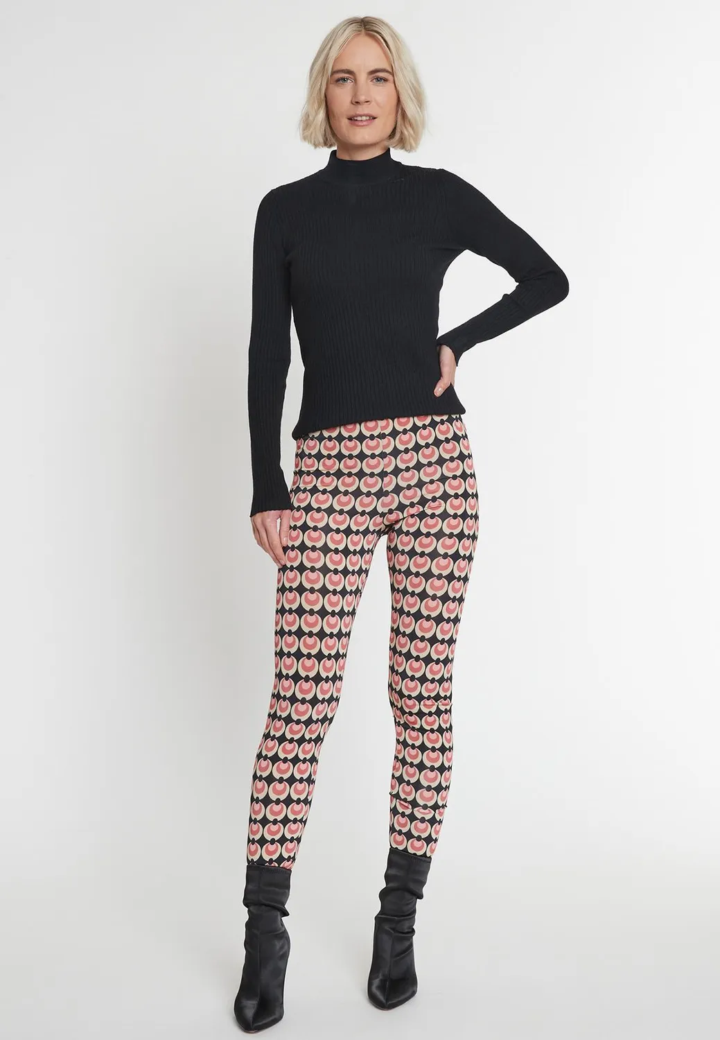 Ana Alcazar Montie leggings stampa anni 60