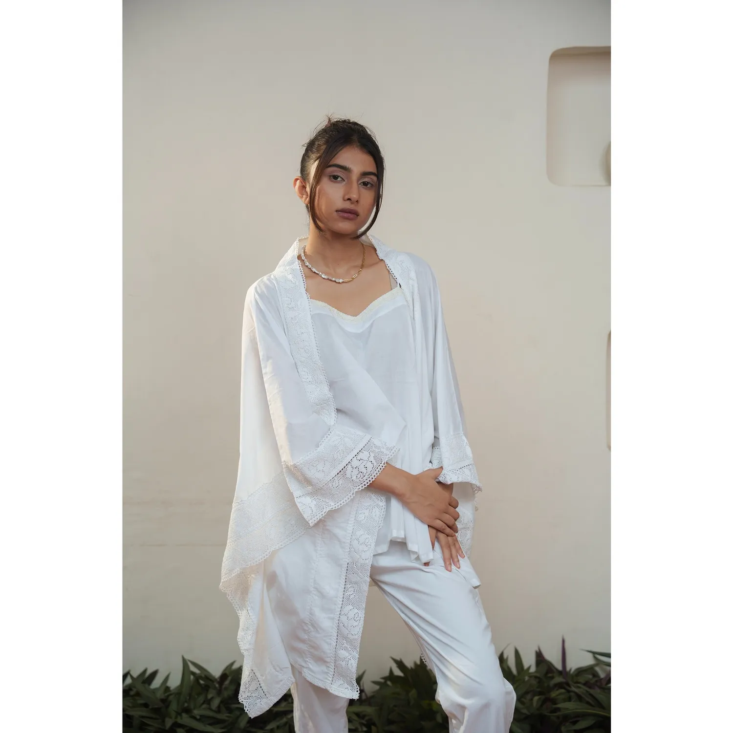 Our Dve Capsule 17 set 3 pezzi bianco cotone