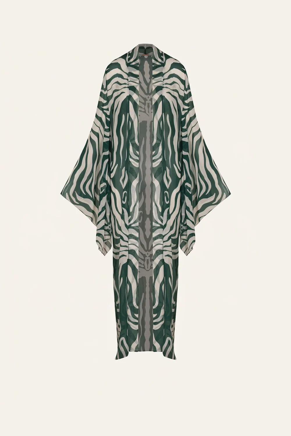 Johanna Ortiz Amazon kimono copricostume verde