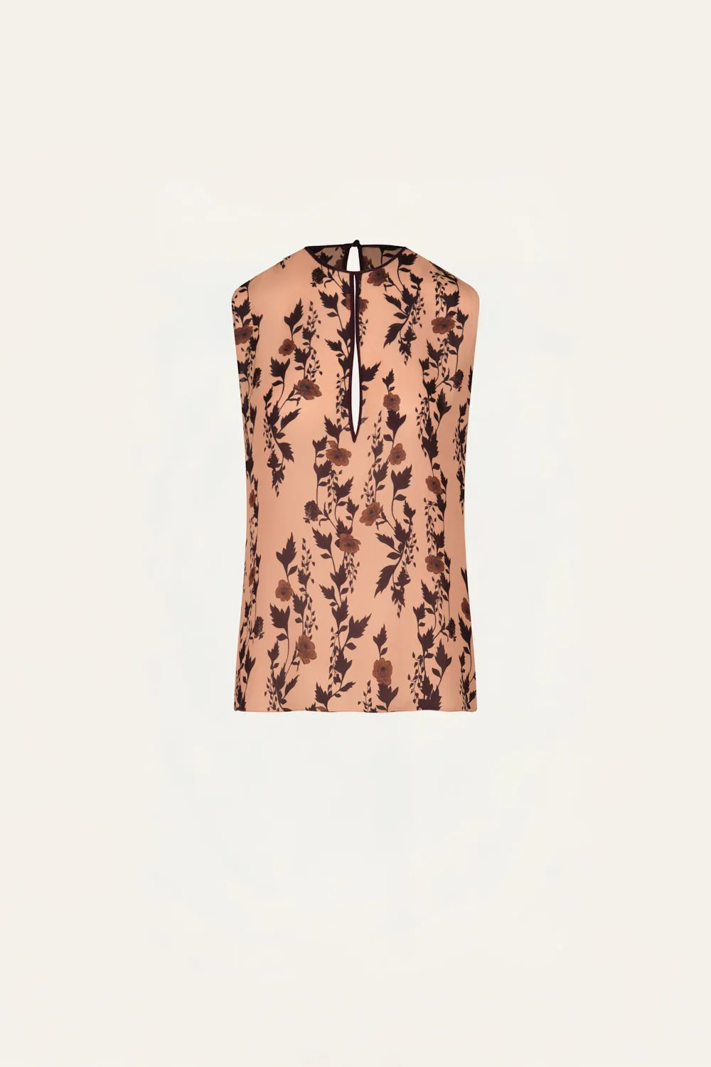 Johanna Ortiz Untamed Bloom top seta rosa ibisco