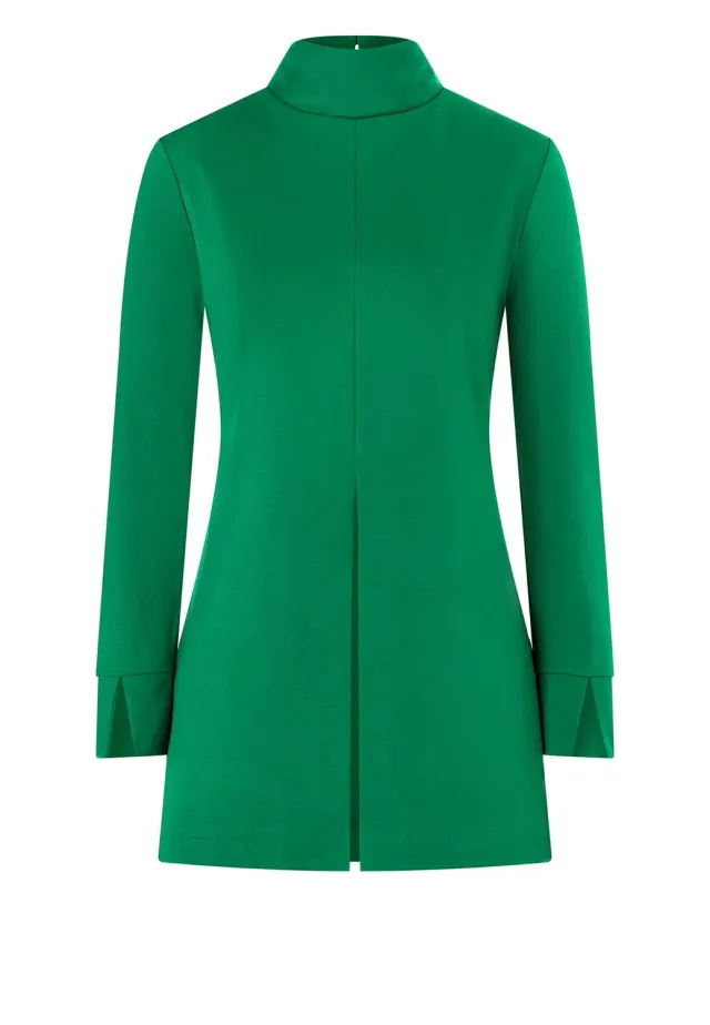 Ana Alcazar Iwani top maniche lunghe verde