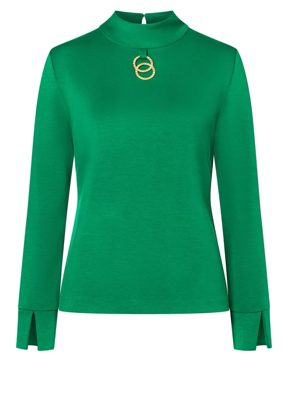 Ana Alcazar Meolis top lupetto verde corto