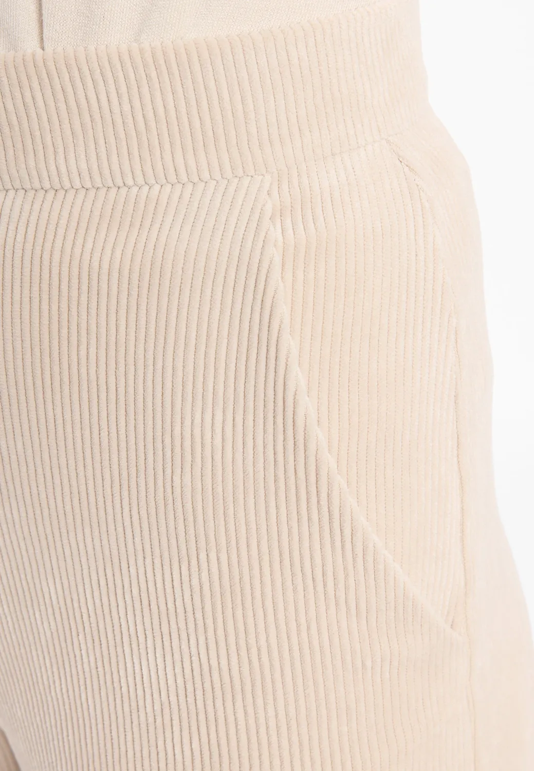 Ana Alcazar Adimy pantaloni velluto panna palazzo
