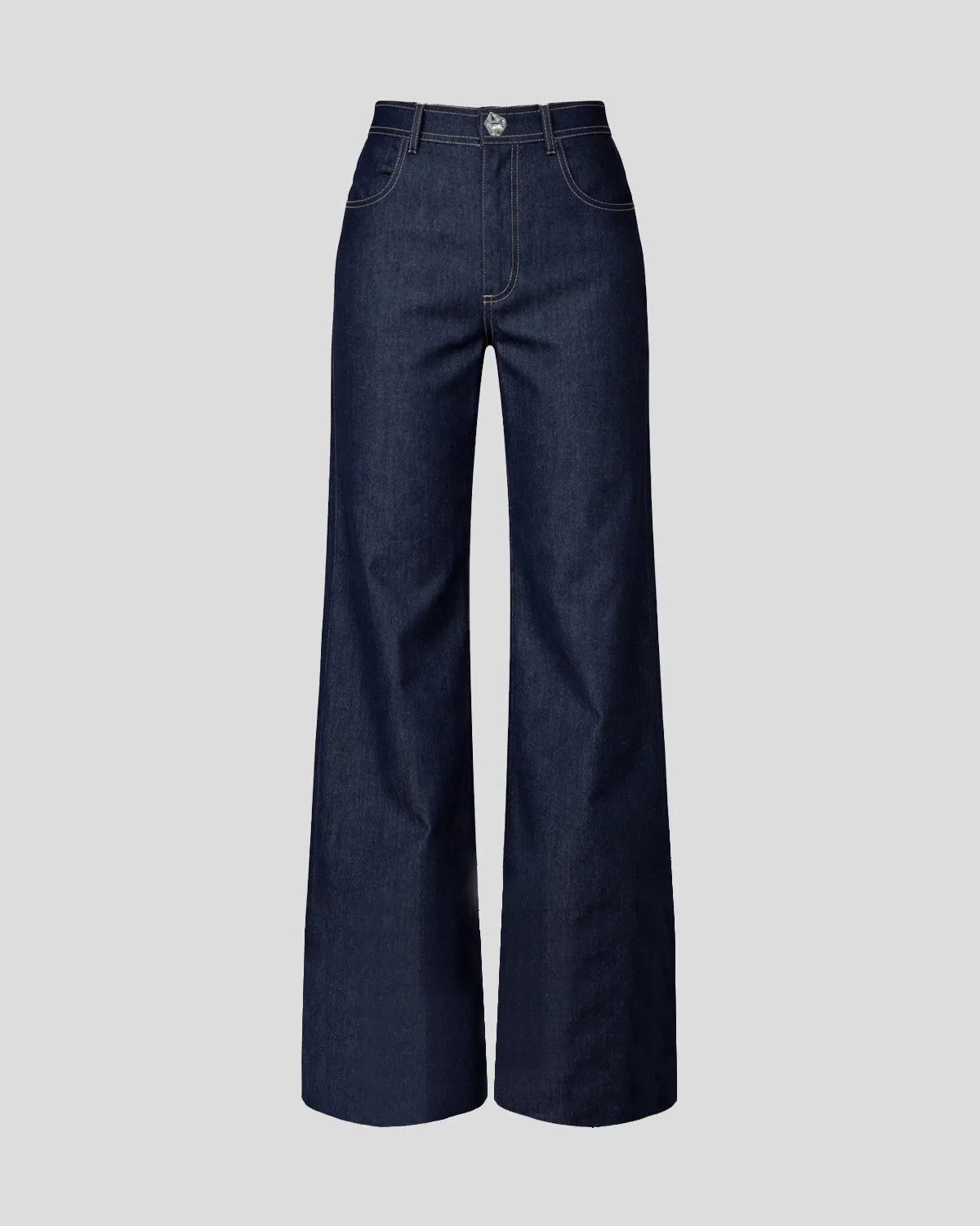 Violante Nessi Francis jeans blu in denim cotone bio