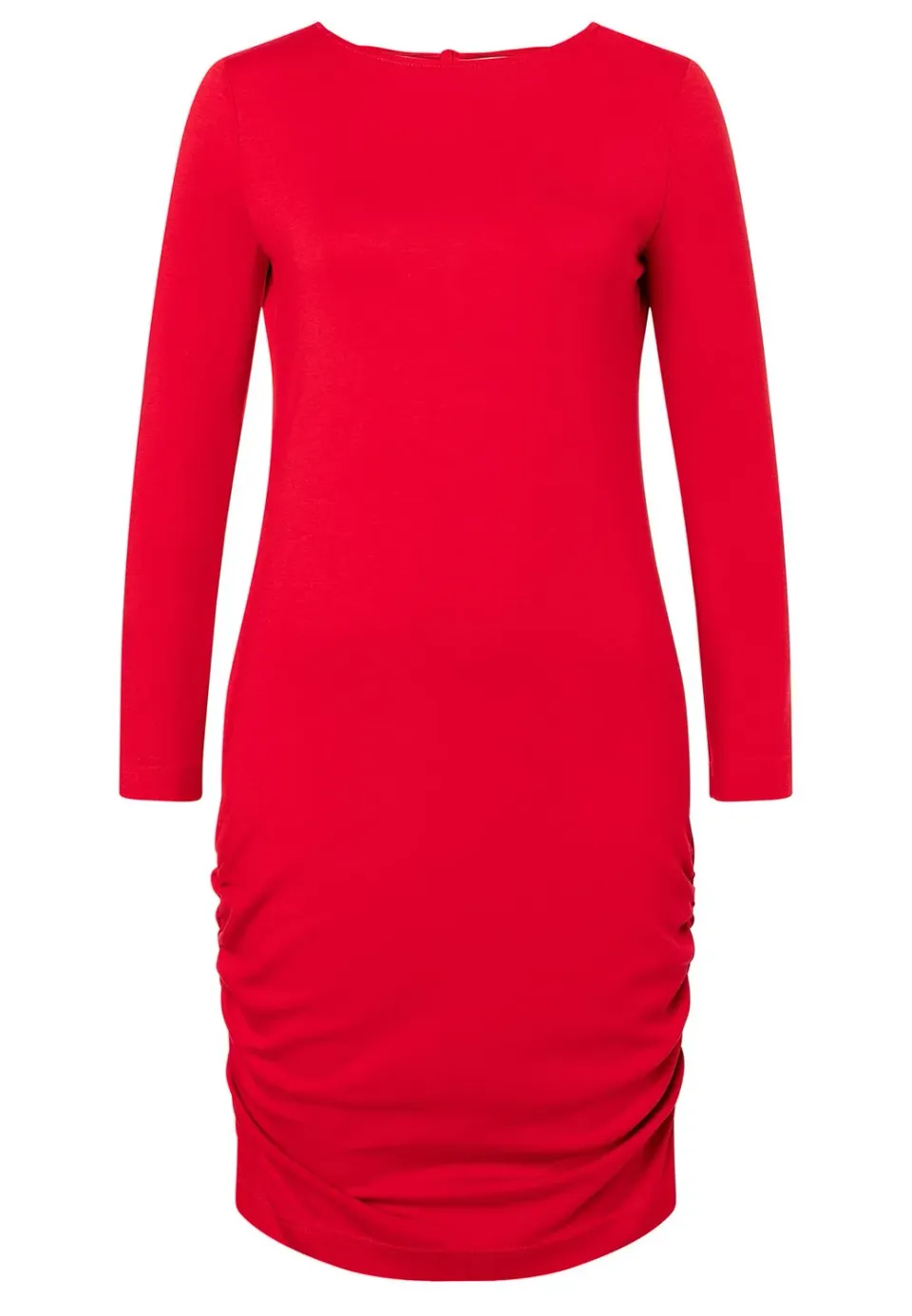 Ana Alcazar Sisly abito mini jersey rosso schiena
