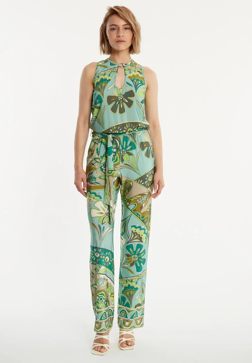Ana Alcazar Zimea tuta jumpsuit viscose verde