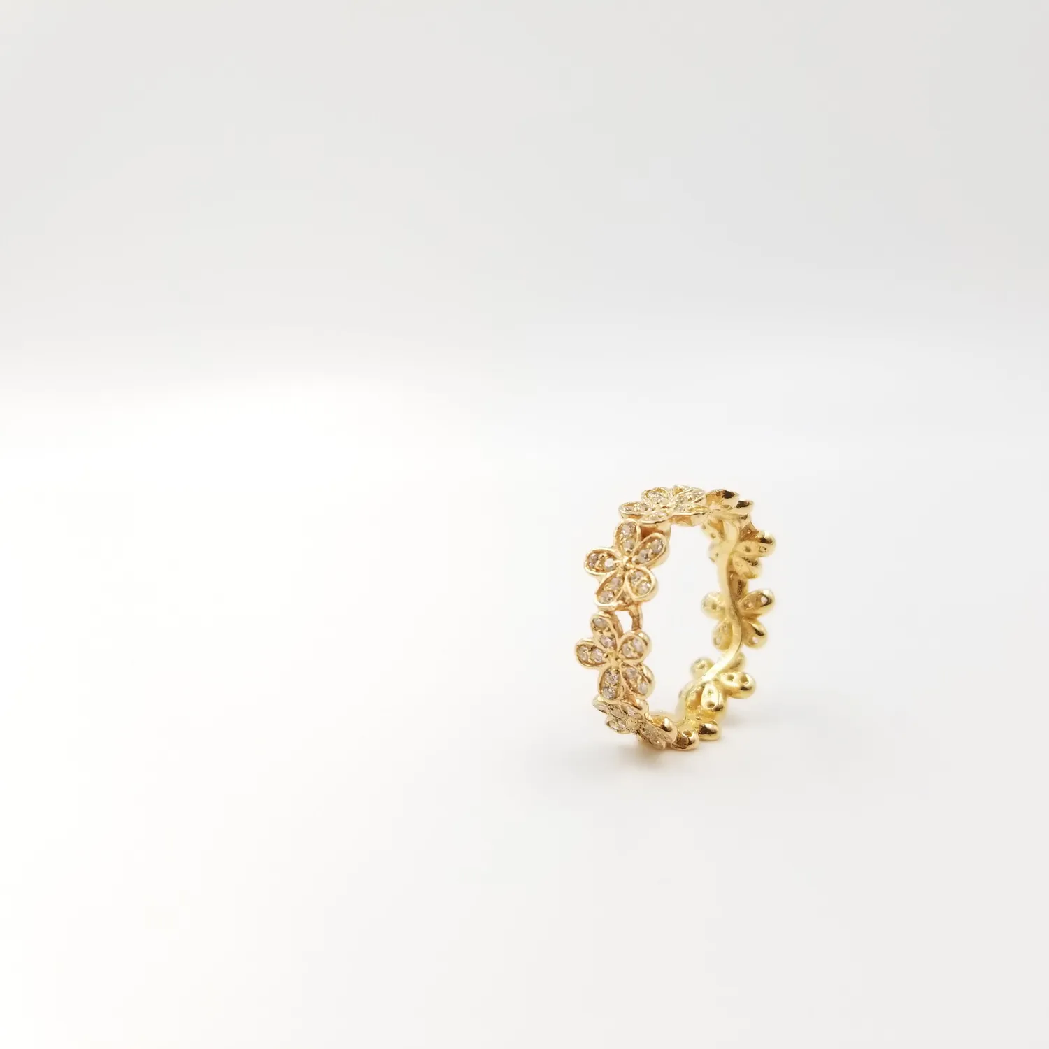 Our Dve Danielle Ring anello zirconi oro 18k