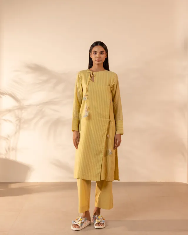 Our Dve Honeydew completo cotone giallo ocra