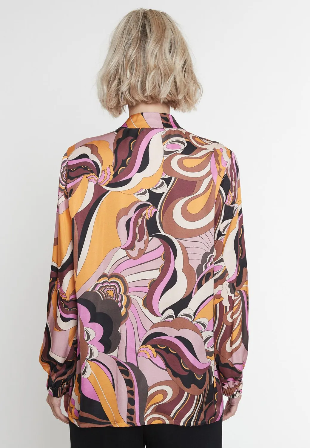 Ana Alcazar Malony Camicia Maniche Lunghe Fiocco