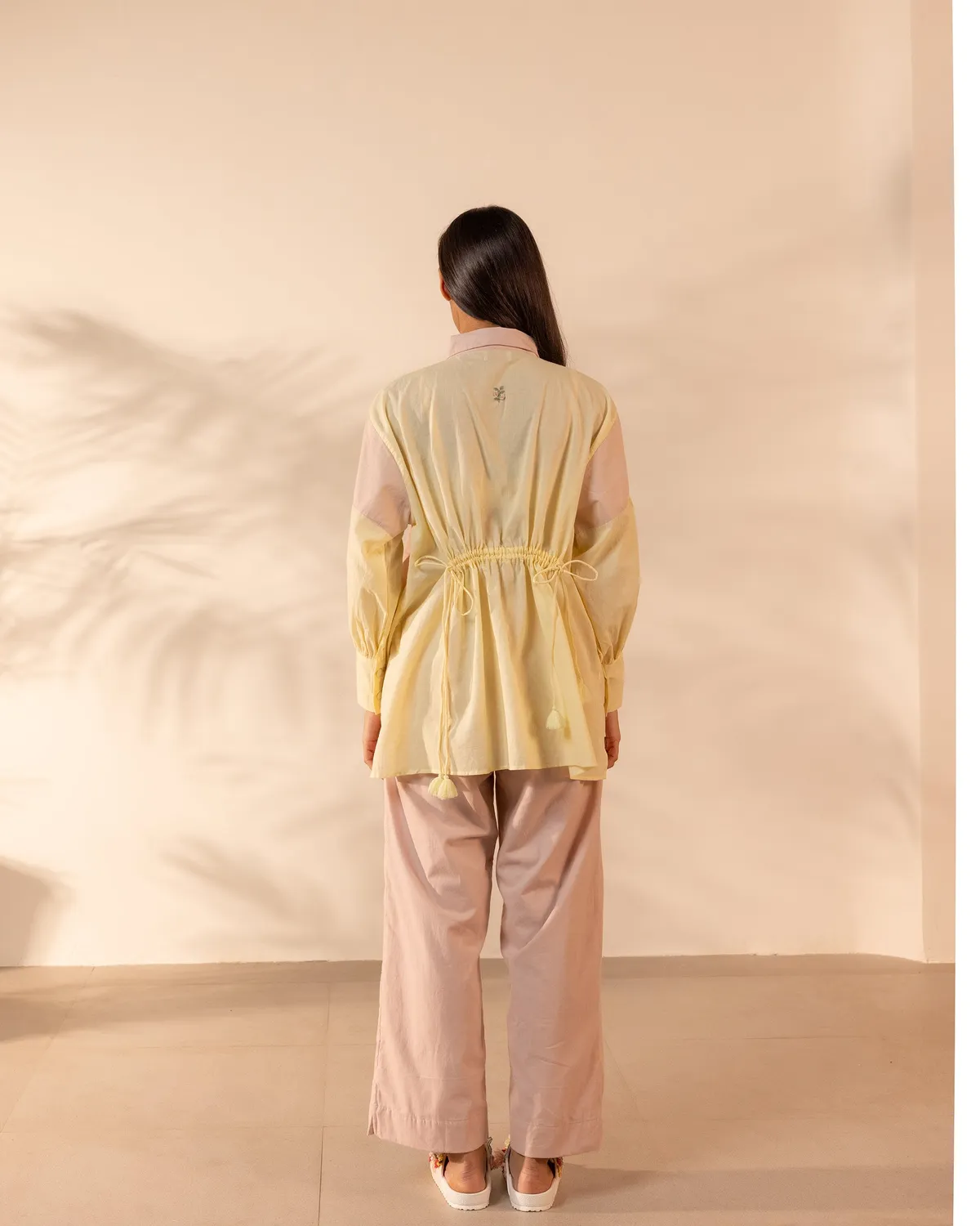 Our Dve Breeze Pant pantalone rosa giallo cotone 38 inch