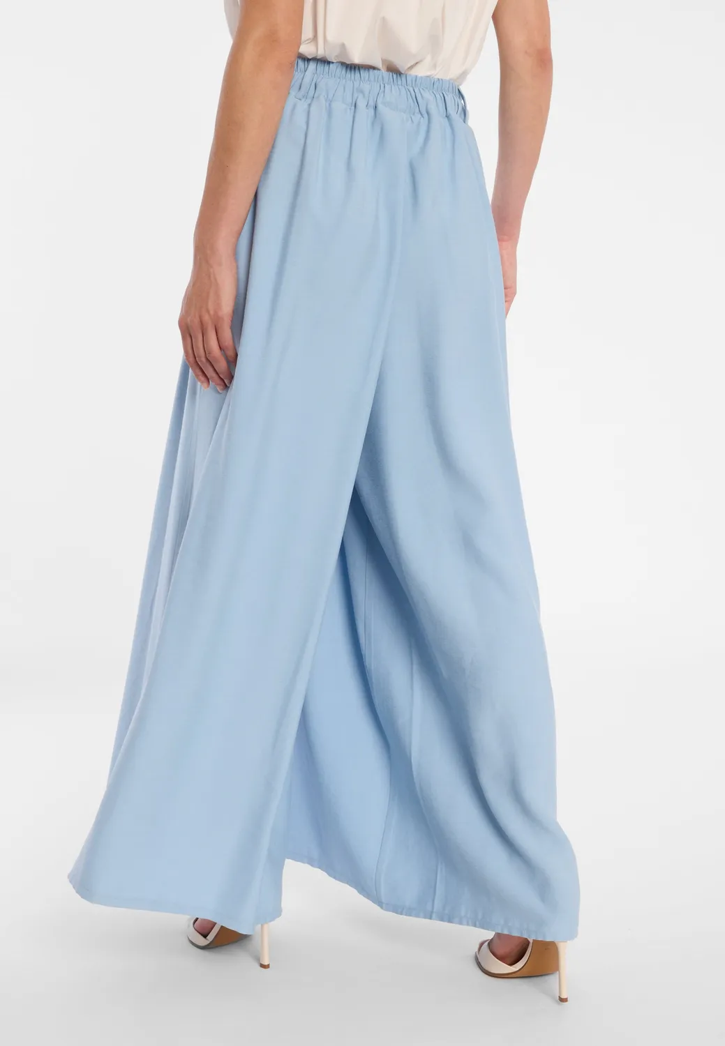 Ana Alcazar Palazzo Trousers Doria pantaloni palazzo azzurri