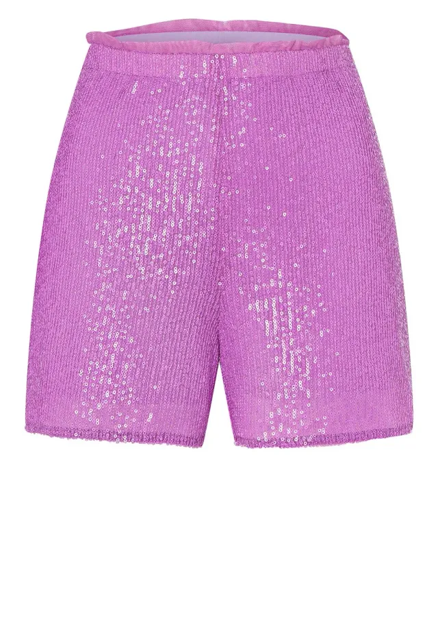 Ana Alcazar Labsy shorts paillettes festa