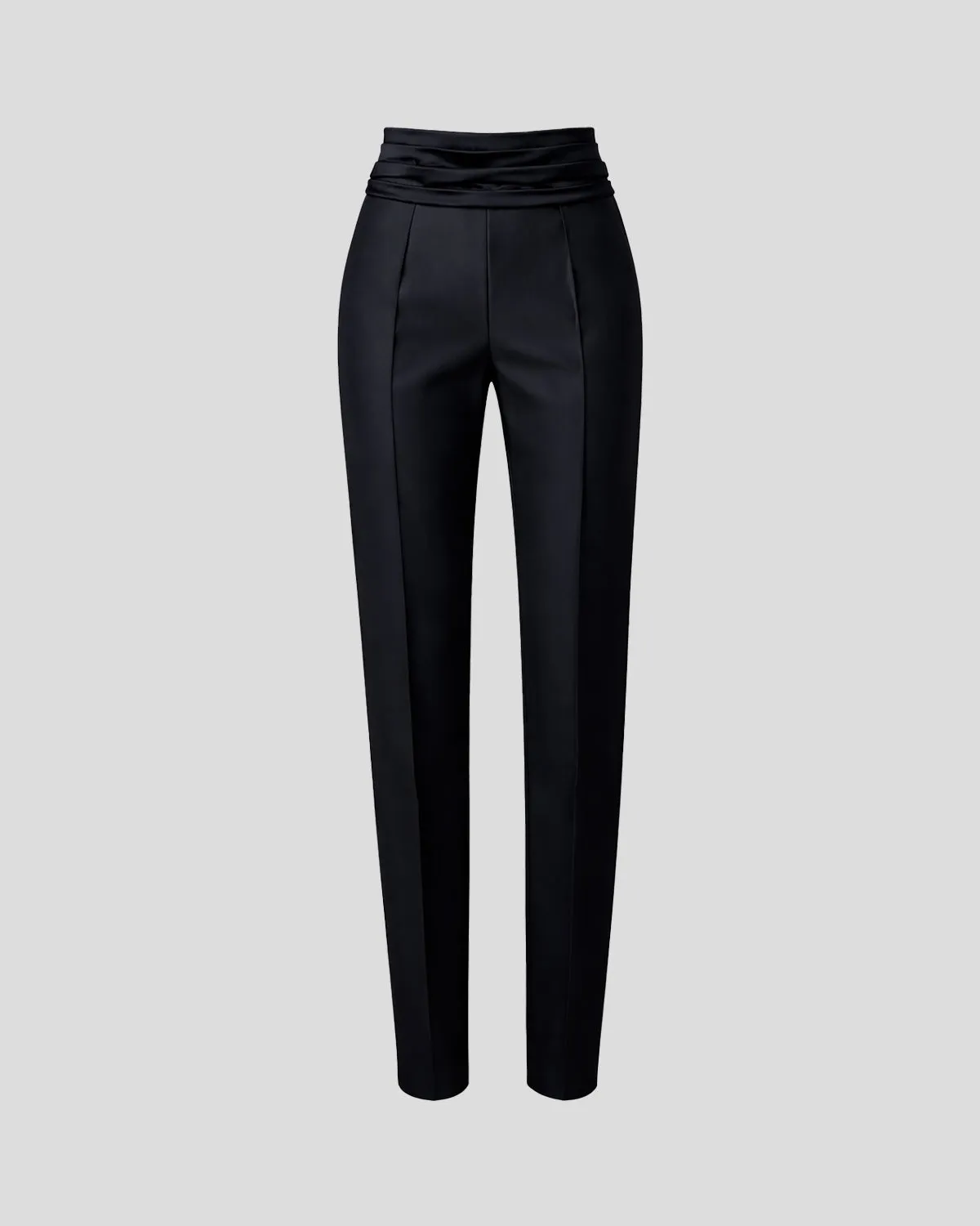 Violante Nessi Otero pantaloni neri lana crepe