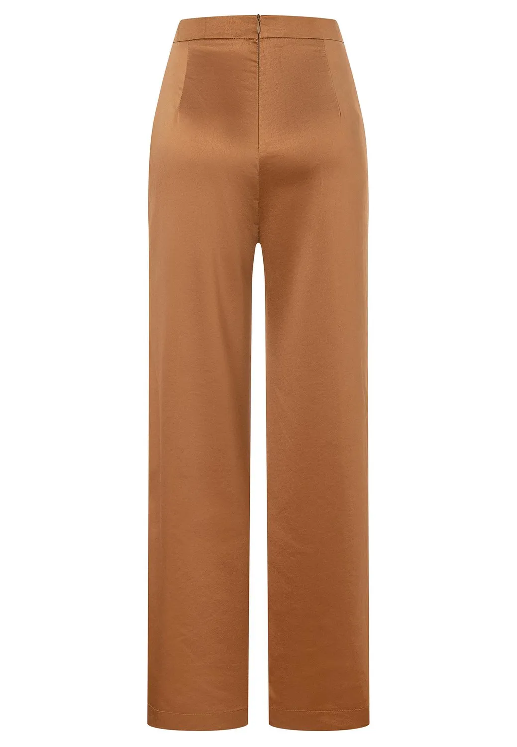 Ana Alcazar Pahisea pantaloni satin rame gamba dritta