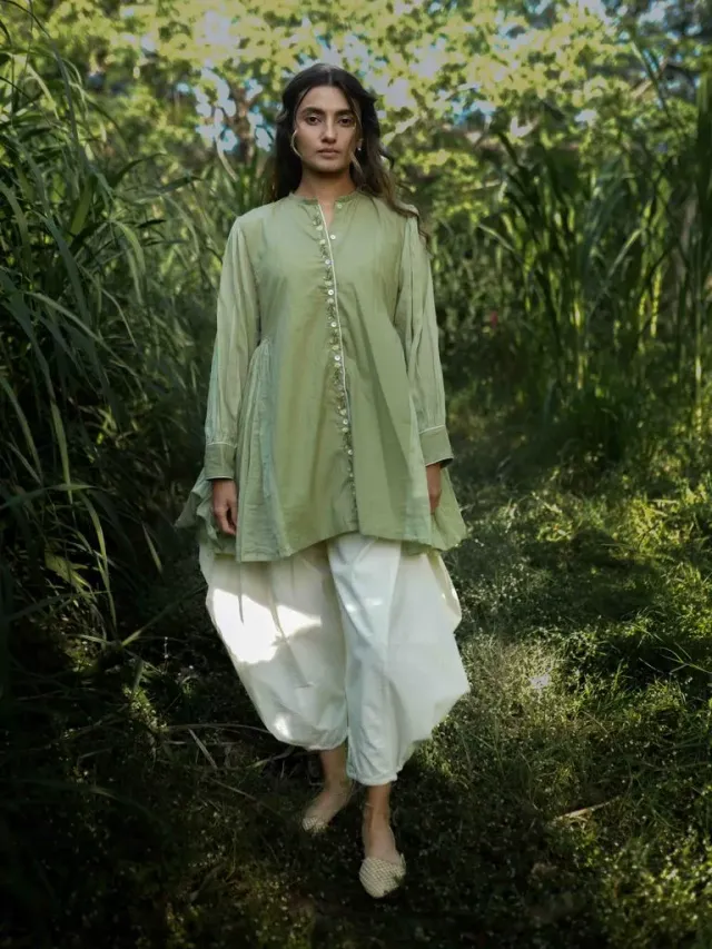 Our Dve Fae Earl Set completo verde cotone
