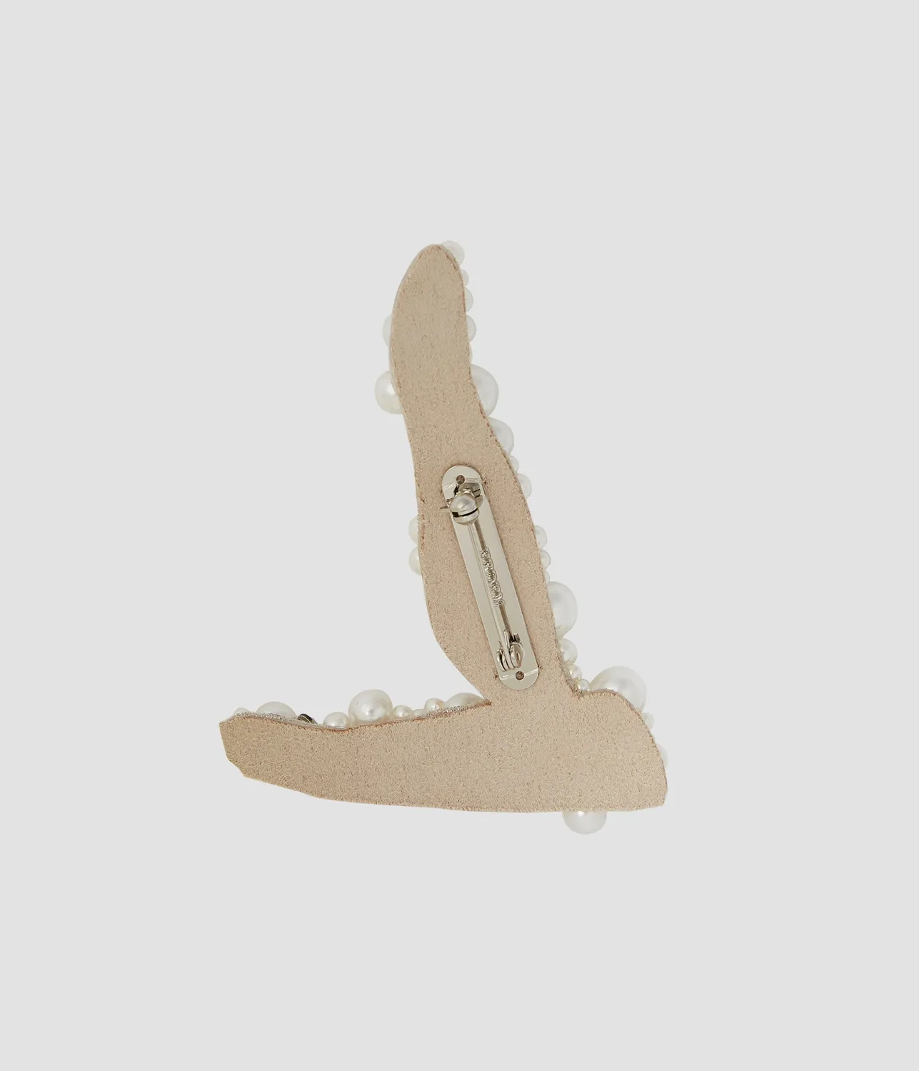 Erdem Pearl Alphabet Brooch L spilla perle iniziale