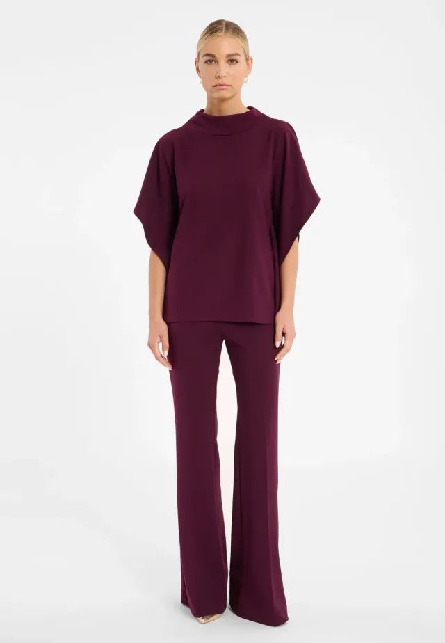 Ana Alcazar Cimara top viola collo coreana