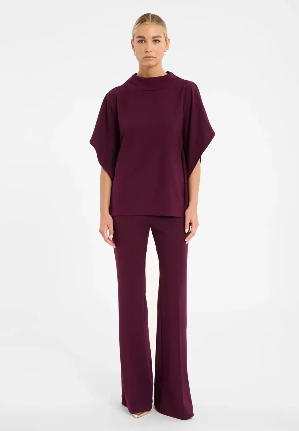 Ana Alcazar Cimara top viola collo coreana