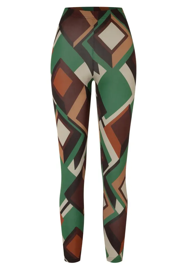 Ana Alcazar Hiplana leggings fantasia elasticizzati