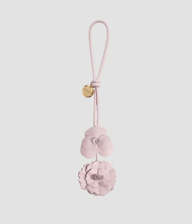 Erdem Flower Leather charm borsa pelle fiore