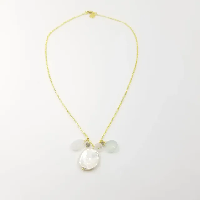 Our Dve Sanza collana argento placcato oro 18kt