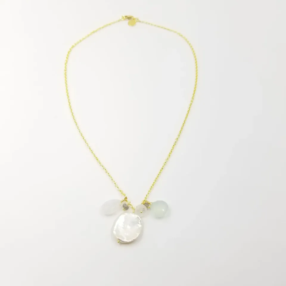 Our Dve Sanza collana argento placcato oro 18kt