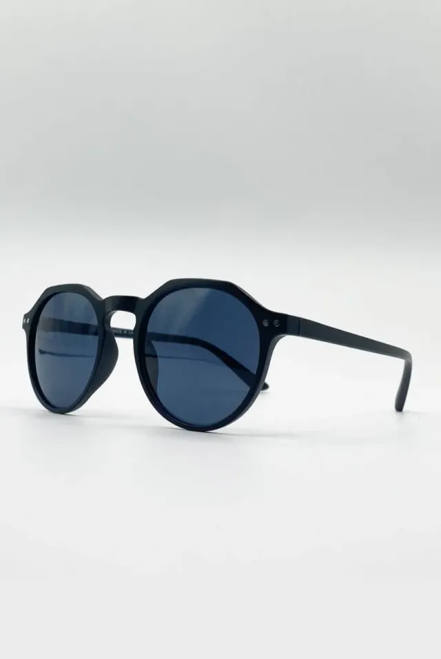 SVNX Classic Preppy occhiali da sole neri opachi