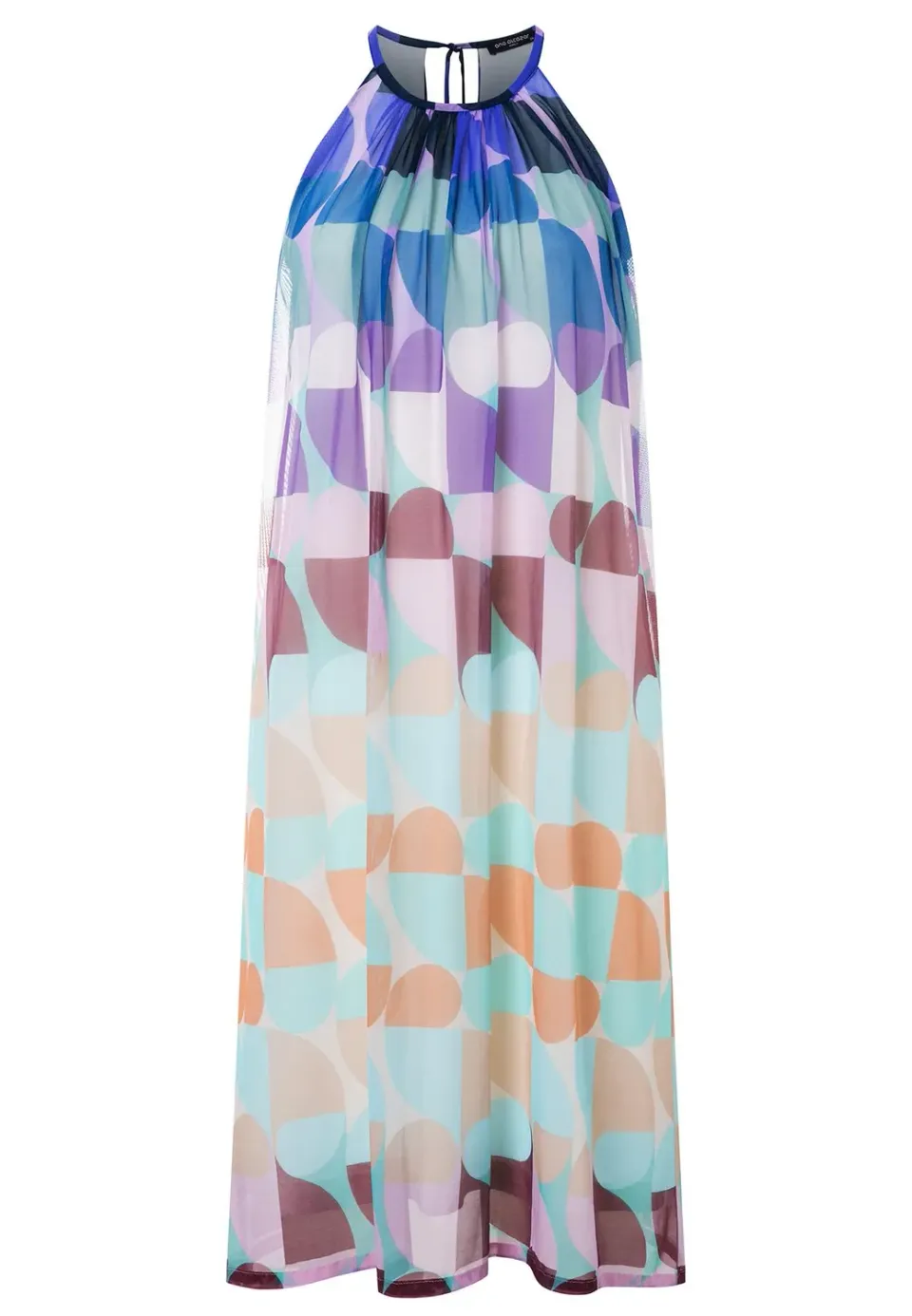 Ana Alcazar Pehla Abito Corto Neckholder Pastel