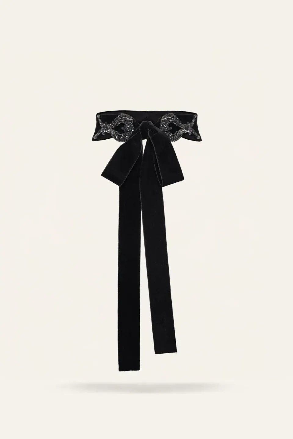 Johanna Ortiz Celestial Feminine cintura cotone nero