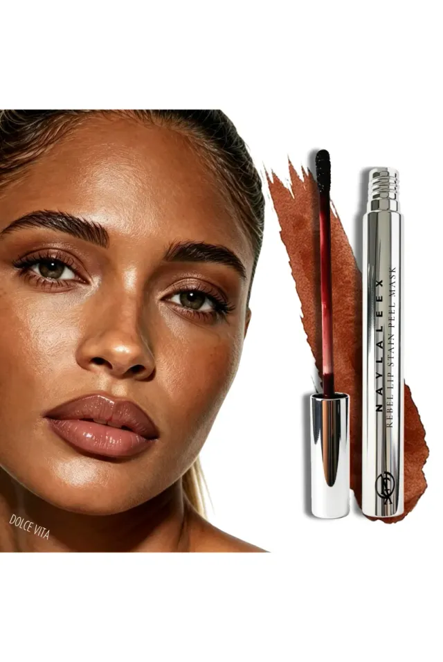 Naylaleex Rebel N02 tinta labbra peel-off marrone nude opaca