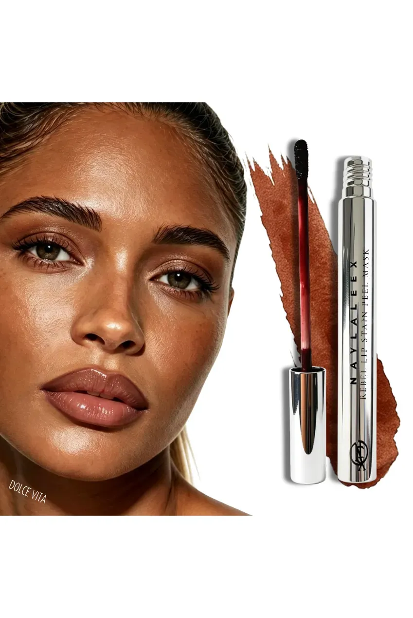 Naylaleex Rebel N02 tinta labbra peel-off marrone nude opaca