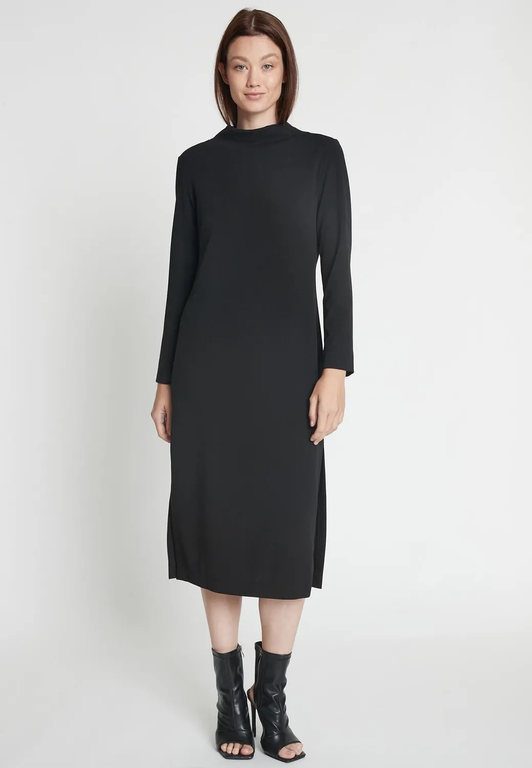 Ana Alcazar Medala abito midi nero