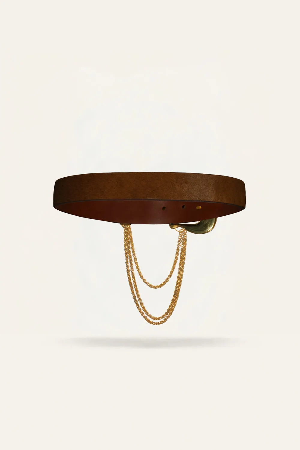 Johanna Ortiz Twist Od Heritage cintura pelle cognac