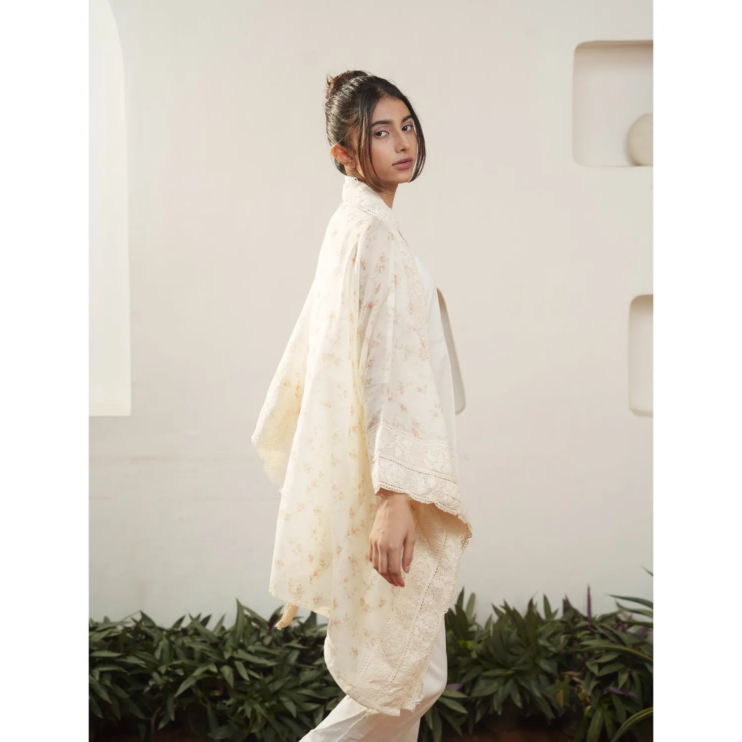 Our Dve Capsule 17 completo beige cotone 3 pezzi