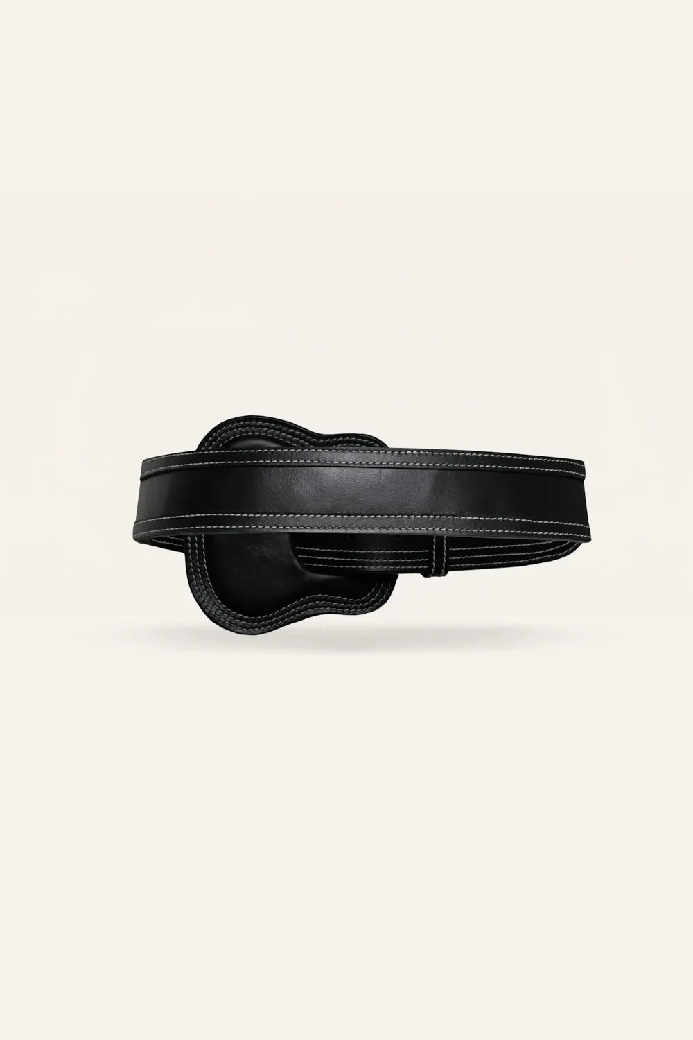 Johanna Ortiz Military Prowess cintura pelle nera larga