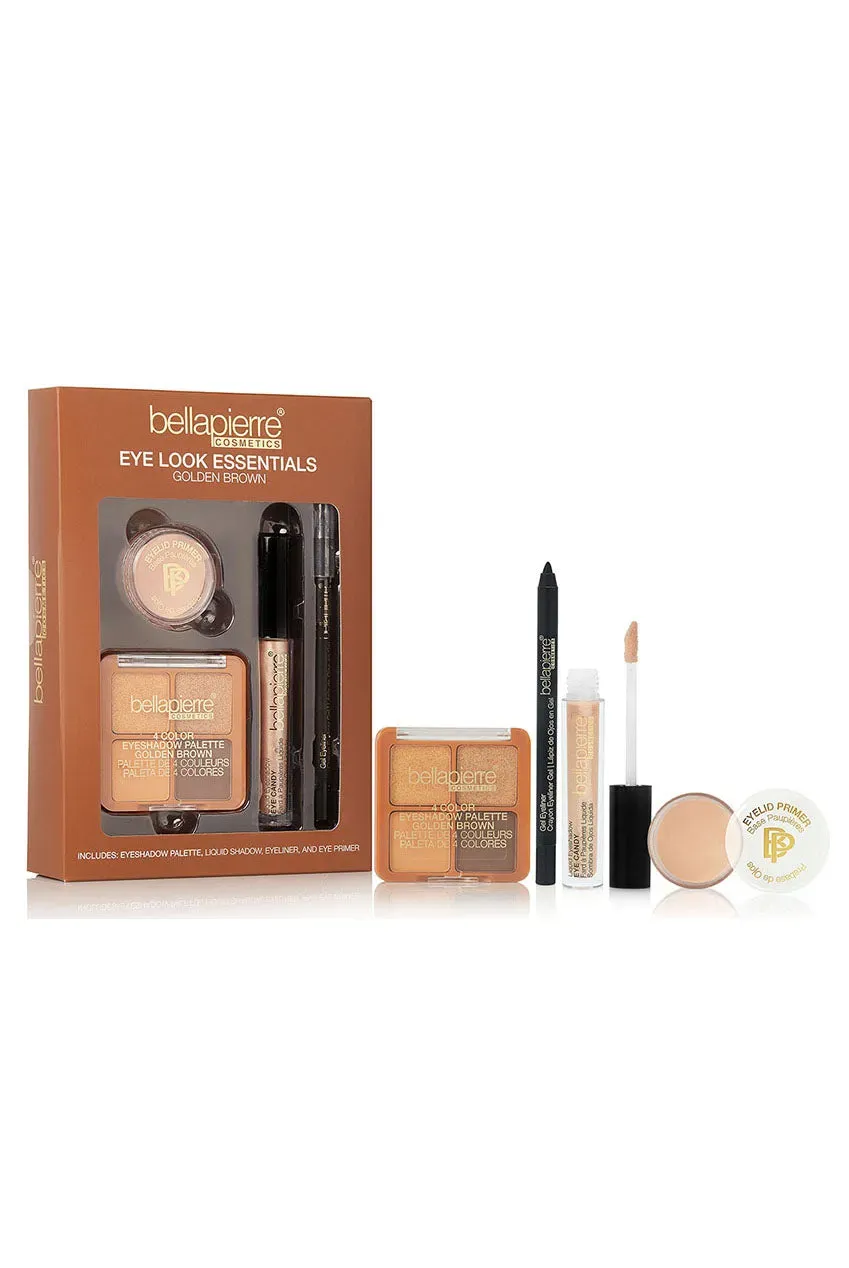 Bellapierre Eye Look kit trucco occhi marrone dorato waterproof