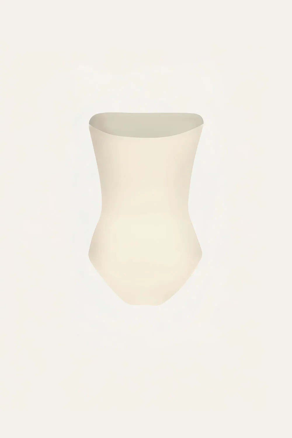 Johanna Ortiz Palm Texture costume intero ecru