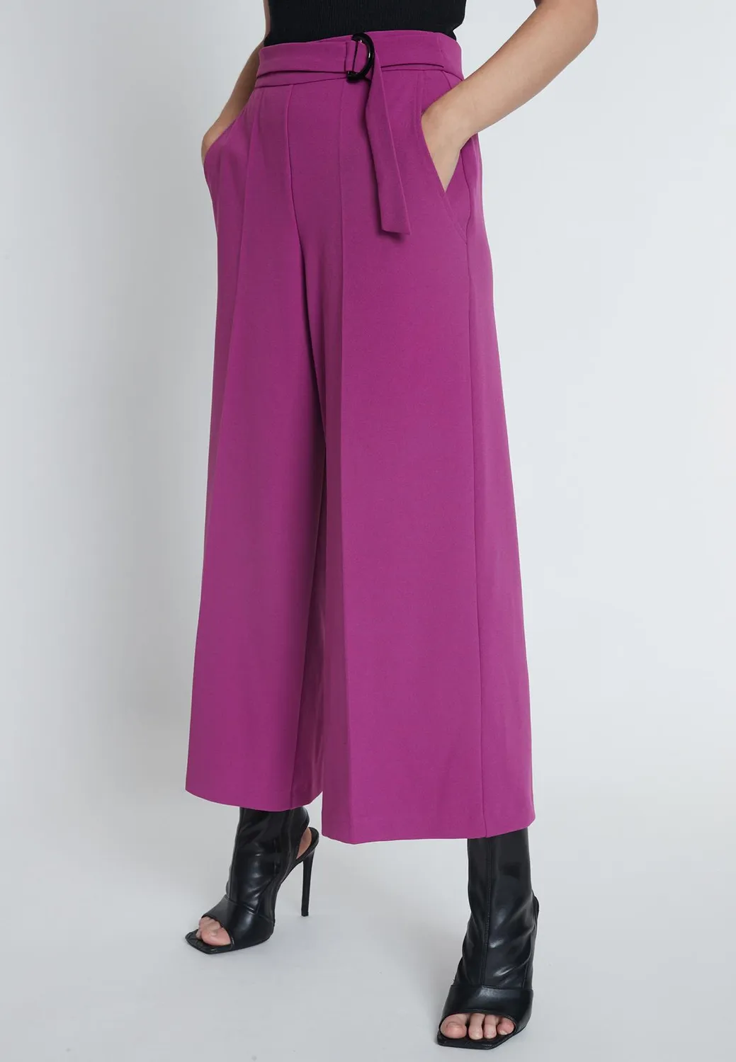 Ana Alcazar Mefisa culotte viola 7/8 tasche