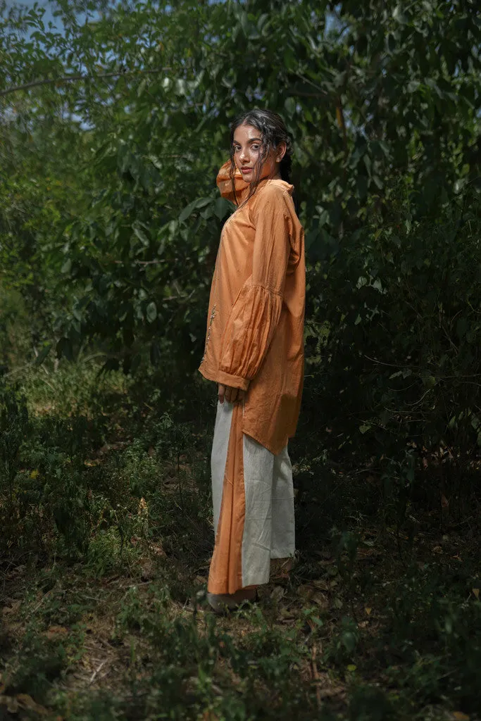 Our Dve Benedict completo arancione cotone top pantaloni