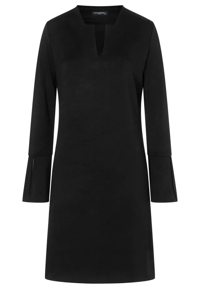 Ana Alcazar Sebari abito tunica jersey nero