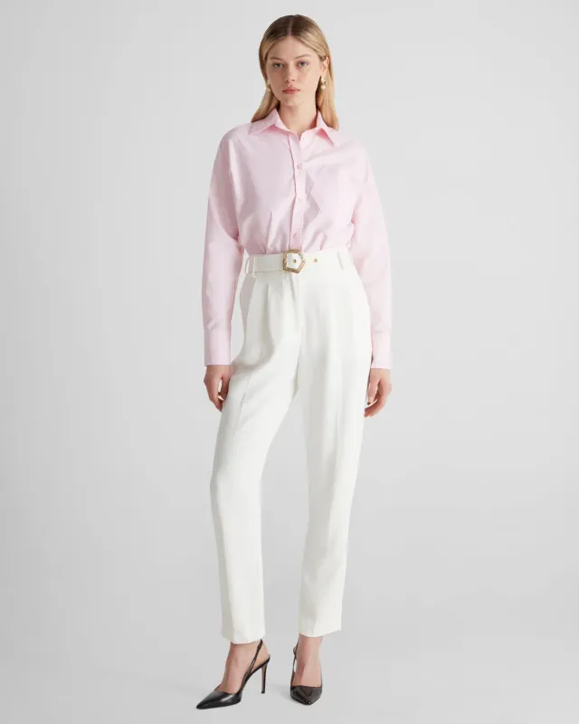 Violante Nessi Violi camicia oxford rosa cotone