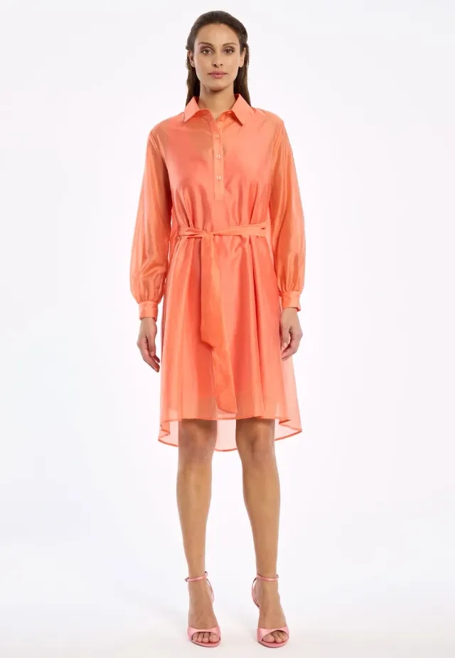 Ana Alcazar Wakia abito camicia arancione