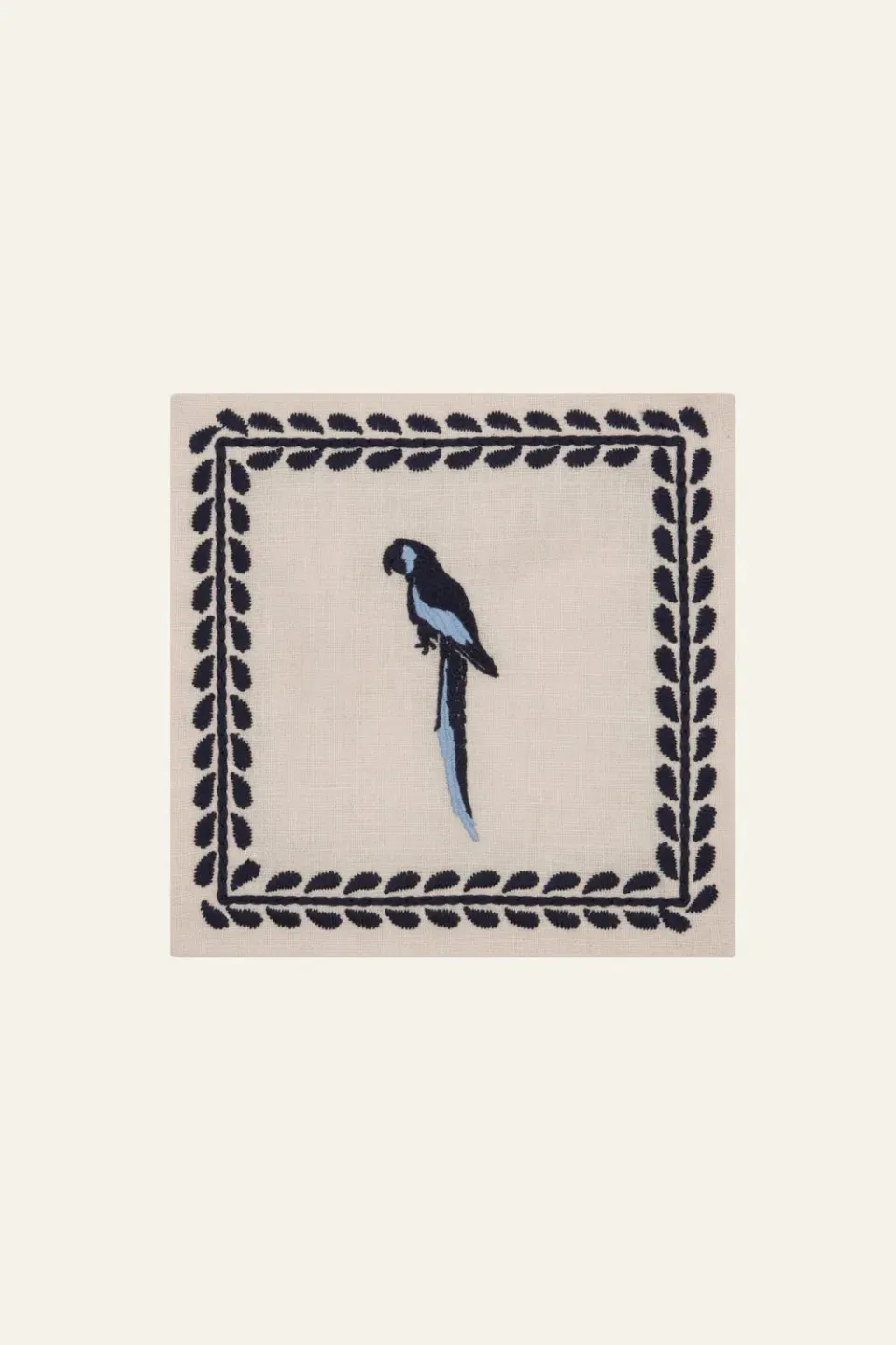Johanna Ortiz Caica Set 4 tovaglioli lino blu