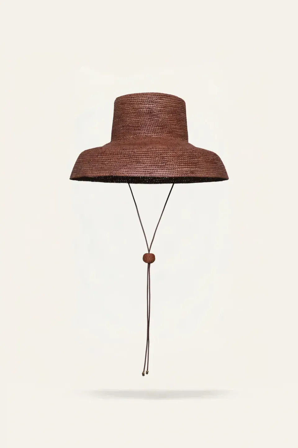 Johanna Ortiz Fierce Muse cappello marrone tesa larga paglia