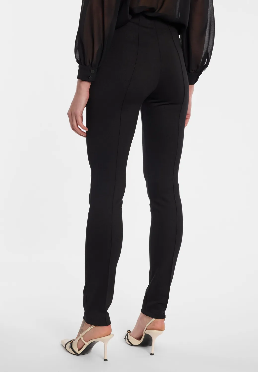 Ana Alcazar Evari Pantaloni Slim Jersey Elasticizzati