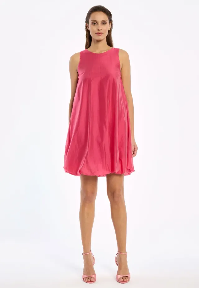 Ana Alcazar Wakosa abito palloncino rosa corto
