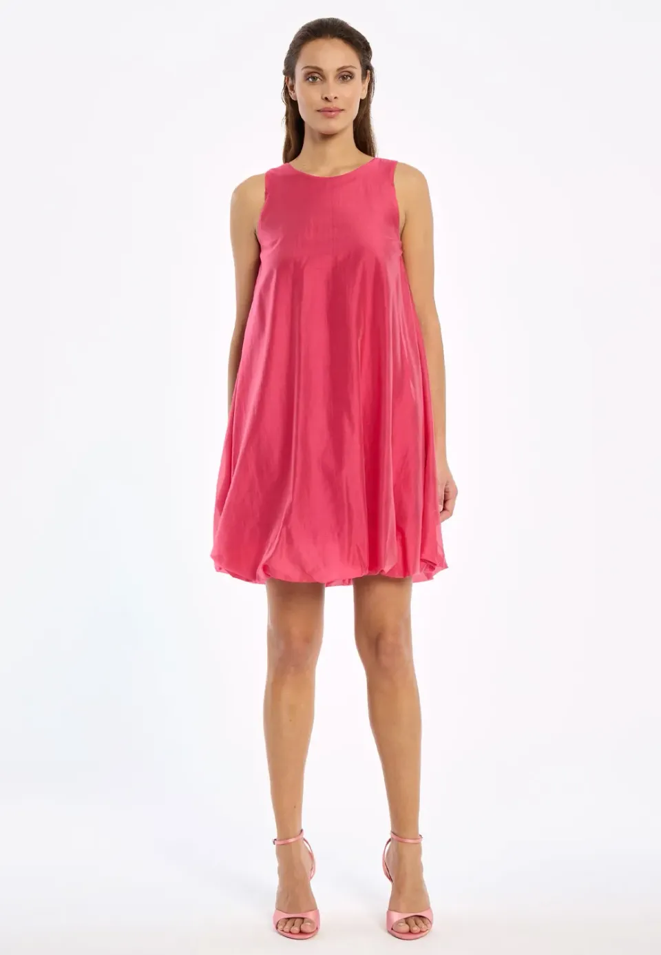 Ana Alcazar Wakosa abito palloncino rosa corto