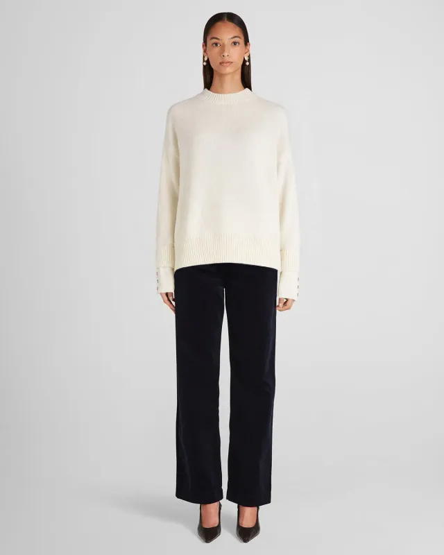 Violante Nessi Aaron Maglione Avorio Merino Cashwool